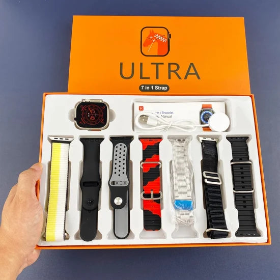 Big Ultra Smart Watches ___ set of 7 Premium Combo Pack