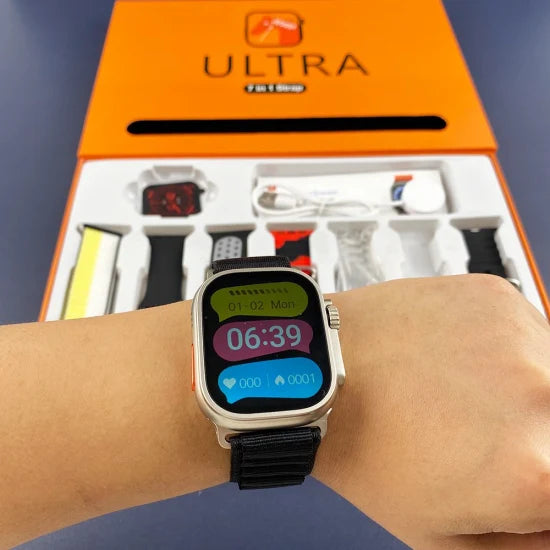 Big Ultra Smart Watches ___ set of 7 Premium Combo Pack